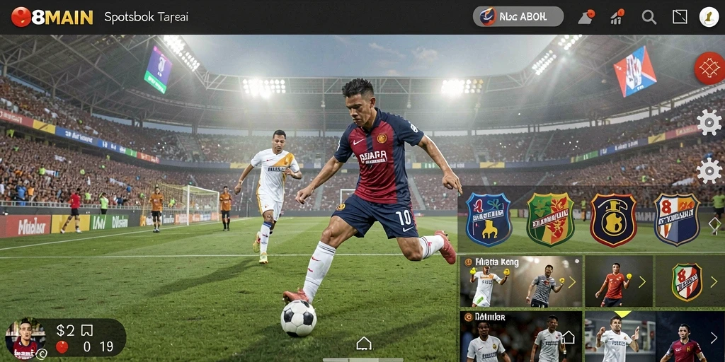 Tampilan screenshot utama 88MAIN menunjukkan antarmuka taruhan yang menarik.