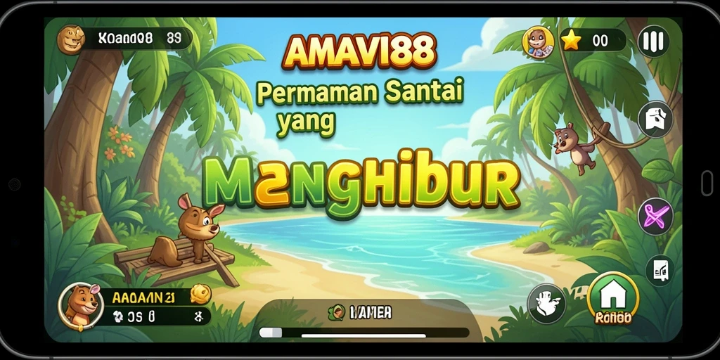 Tampilan gameplay AMAVI88 yang mengasyikkan dan penuh warna.