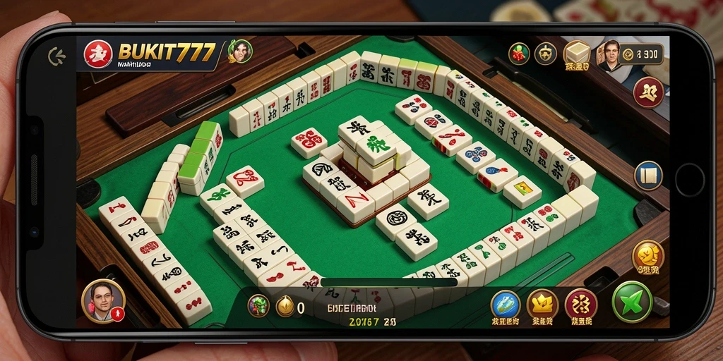 Gameplay seru BUKIT777 dengan desain Mahjong yang menarik.