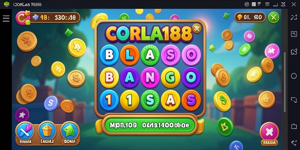 Tampilan gameplay seru saat bermain Bingo di CORLA188.