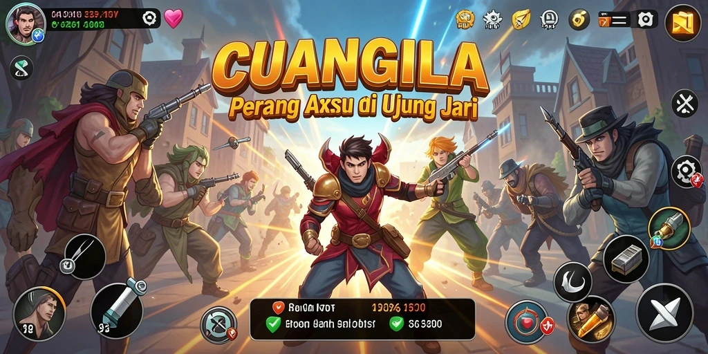 Tampilan gameplay seru dan intens dari CUANGILA.