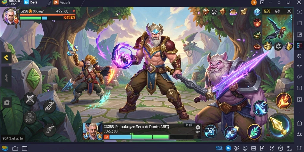 ScreenshotGG288 menampilkan aksi seru dalam gameplay ARPG.