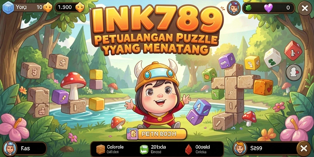 Tampilan gameplay INK789 dengan teka-teki yang menarik.