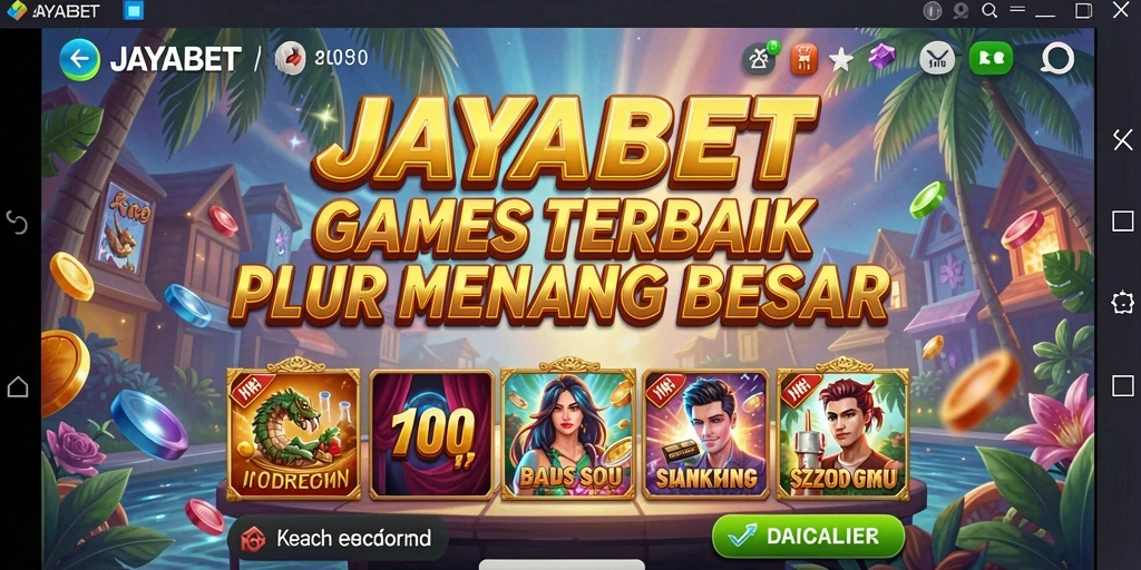 Tampilan gameplay Slot JAYABET yang menarik dan interaktif.