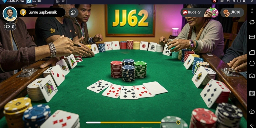 Gameplay seru Gaple yang mengasyikkan di JJ62.