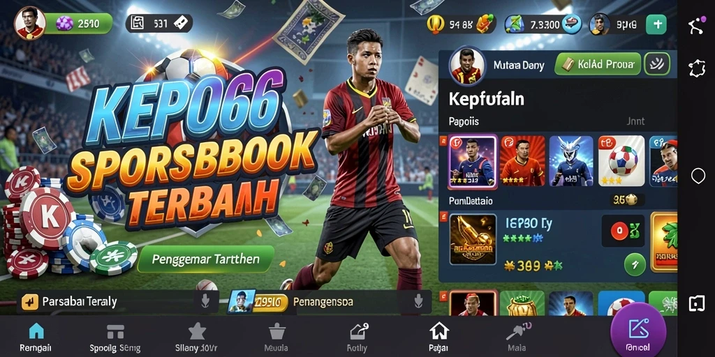 Tampilan gameplay KEPO66 dengan berbagai pilihan taruhan olahraga.