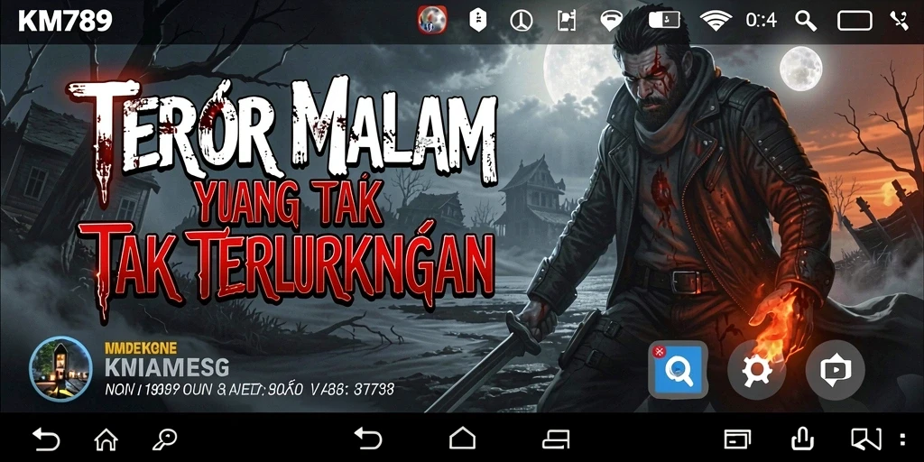 Tangkap momen menyeramkan ketika makhluk misterius muncul.