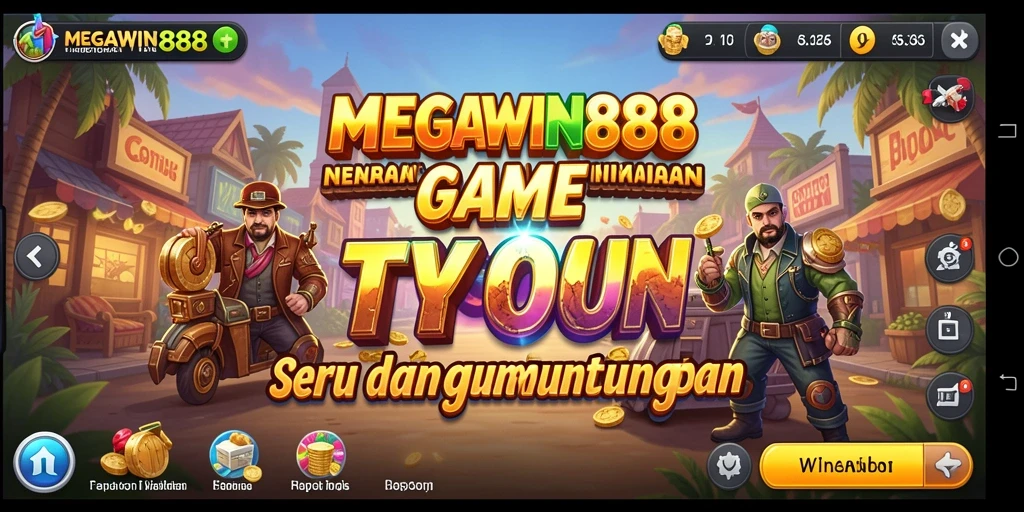 Tampilan gameplay MEGAWIN888 yang menarik dan menyenangkan.
