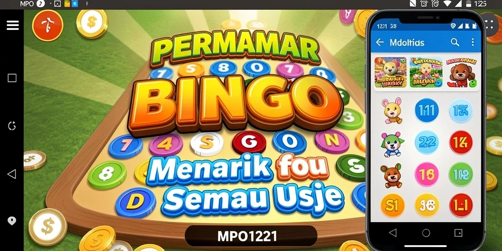 Tampilan menarik dari gameplay Bingo yang seru di MPO1221.
