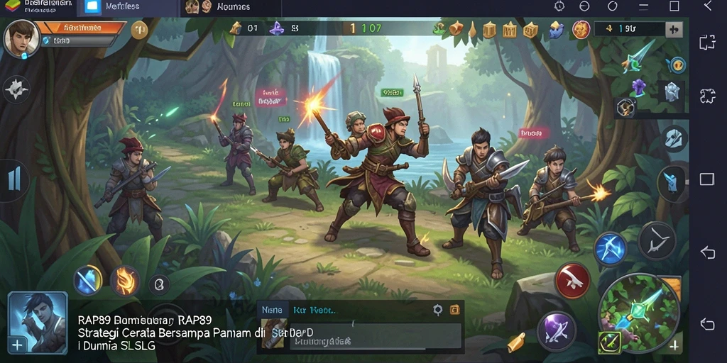 Screenshot gameplay RAP89 menampilkan strategi dan kerjasama antar pemain.