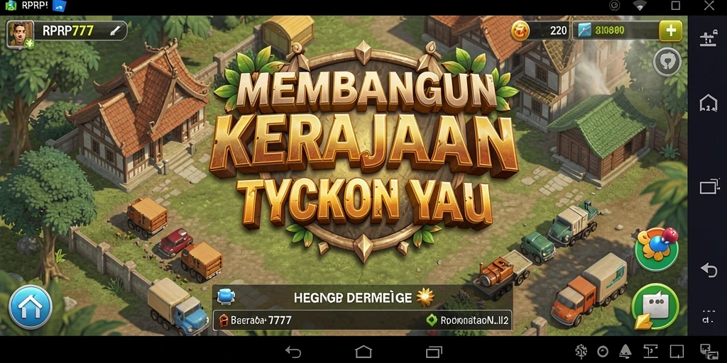 Gameplay menarik RPRP777 dengan elemen Tycoon yang mendalam.