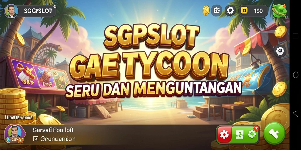 Tampilan interaktif dari gameplay Tycoon di SGPSLOT.