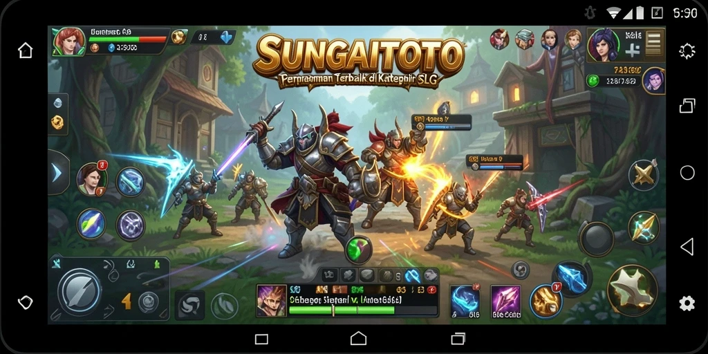 Tampilan menarik dari gameplay SLG di SUNGAITOTO.