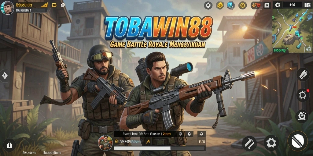 Gambaran gameplay seru di arena pertempuran TOBAWIN88.