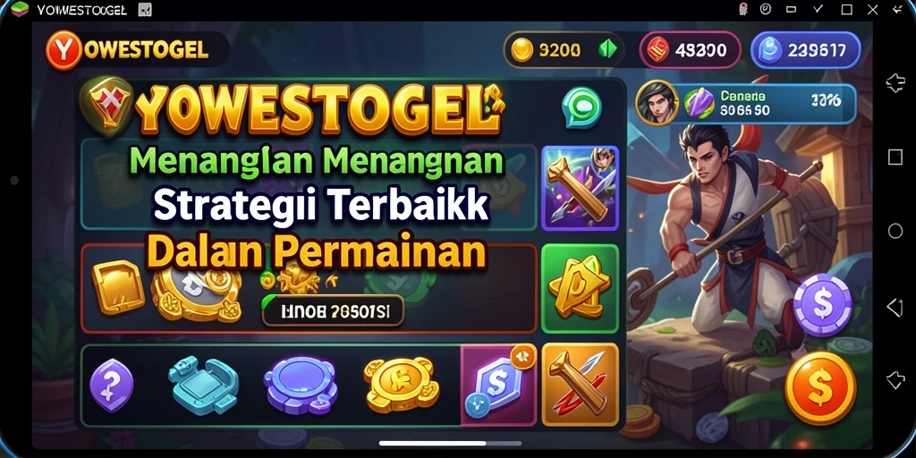 Tampilan menarik dari gameplay YOWESTOGEL yang penuh strategi.